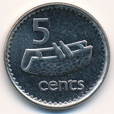 Фиджи, 5 центов (2000 г.)