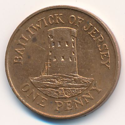 Джерси, 1 пенни (1988 г.)