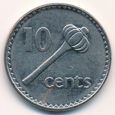 Фиджи, 10 центов (1997 г.)