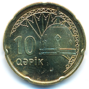 Azerbaijan, 10 qapik, 2006