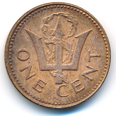 Barbados, 1 cent, 1980