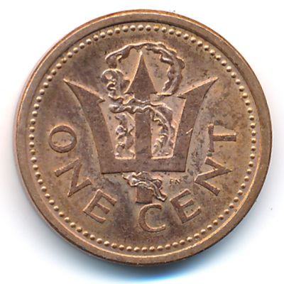 Barbados, 1 cent, 1989