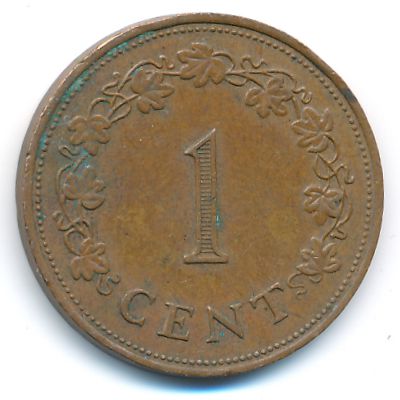 Мальта, 1 цент (1975 г.)