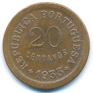 Гвинея-Бисау, 20 сентаво (1933 г.)