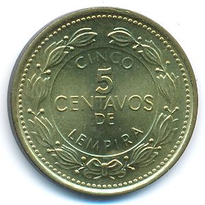 Гондурас, 5 сентаво (1999 г.)