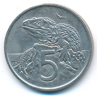 Новая Зеландия, 5 центов (1978 г.)