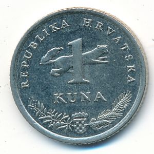 Croatia, 1 kuna, 2009