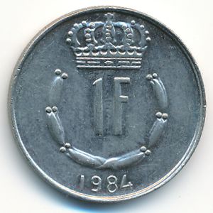 Люксембург, 1 франк (1984 г.)
