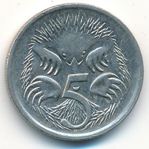 Австралия, 5 центов (1989 г.)