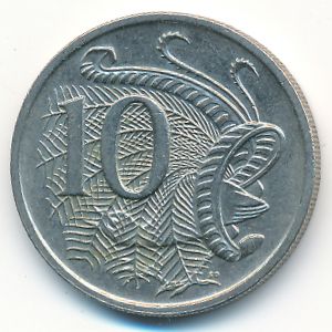 Австралия, 10 центов (1981 г.)