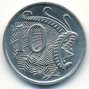 Австралия, 10 центов (1988 г.)