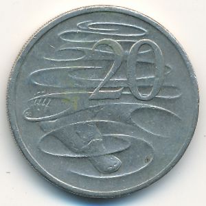 Австралия, 20 центов (2004 г.)