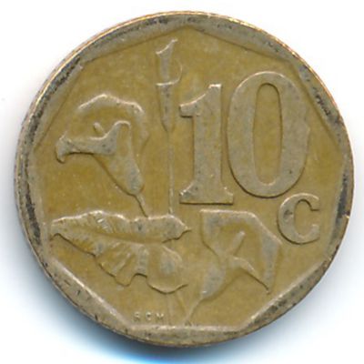 ЮАР, 10 центов (2000 г.)
