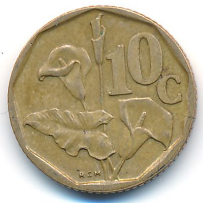 ЮАР, 10 центов (1995 г.)