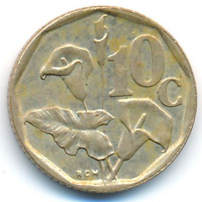 South Africa, 10 cents, 1994
