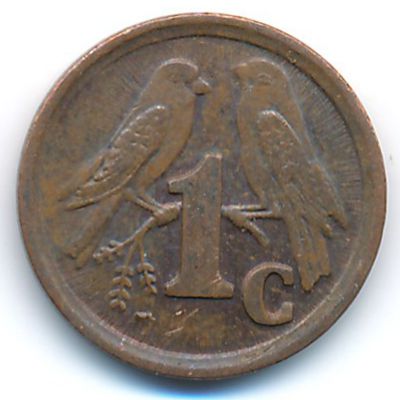South Africa, 1 cent, 1994