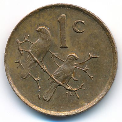 ЮАР, 1 цент (1989 г.)