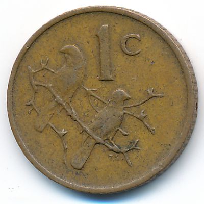ЮАР, 1 цент (1970 г.)