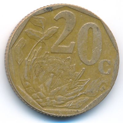 ЮАР, 20 центов (1998 г.)