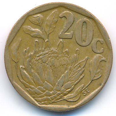 ЮАР, 20 центов (1994 г.)