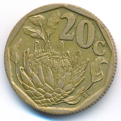 ЮАР, 20 центов (1994 г.)