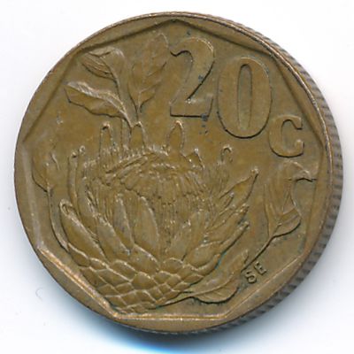 ЮАР, 20 центов (1994 г.)