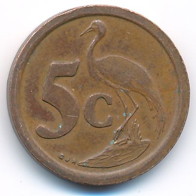 ЮАР, 5 центов (1992 г.)