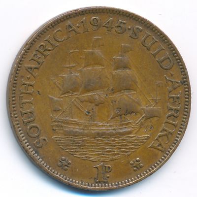 ЮАР, 1 пенни (1945 г.)