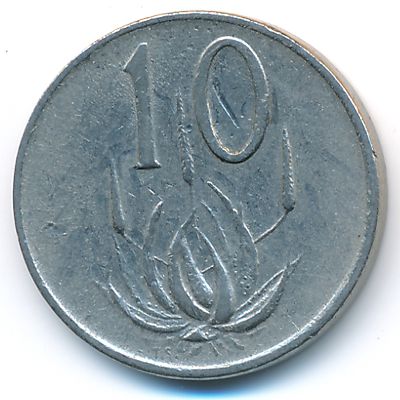South Africa, 10 cents, 1970