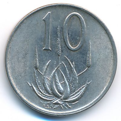ЮАР, 10 центов (1973 г.)