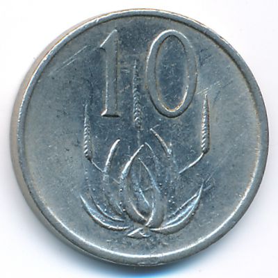 ЮАР, 10 центов (1987 г.)