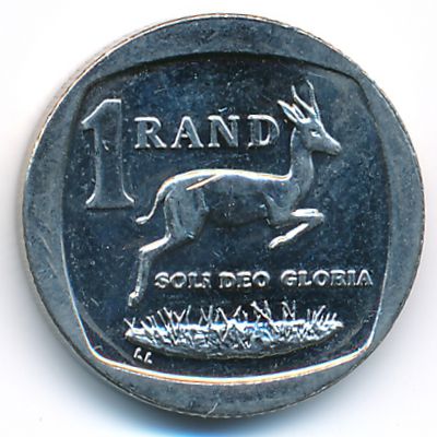 ЮАР, 1 рэнд (2010–2012 г.)