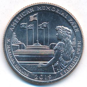 США, 1/4 доллара (2019 г.)