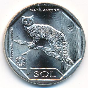 Перу, 1 соль (2019 г.)