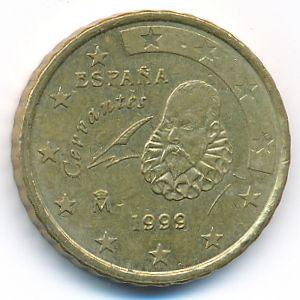 Испания, 10 евроцентов (1999 г.)