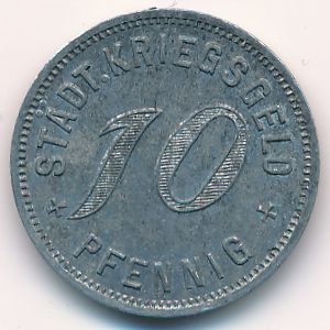 Кирхгайм-унтер-Тек., 10 пфеннигов (1917 г.)