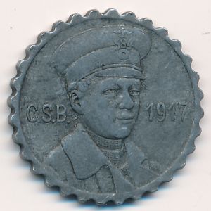 Крефельд., 15 пфеннигов (1917 г.)
