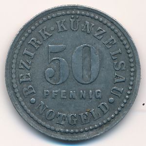 Кюнцельзау., 50 пфеннигов (1917 г.)