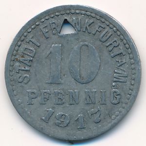 Франкфурт., 10 пфеннигов (1917 г.)