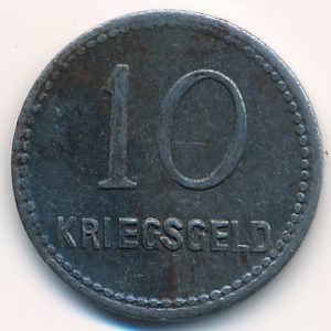 Кайзерслаутерн., 10 пфеннигов (1917 г.)