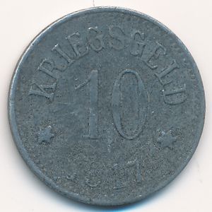 Герольцхофен., 10 пфеннигов (1917 г.)