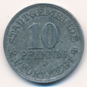 Pforzheim, 10 пфеннигов, 1917