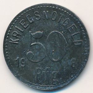 Апольда., 50 пфеннигов (1918 г.)