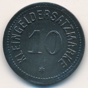 Бинген-на-Рейне., 10 пфеннигов (1918 г.)
