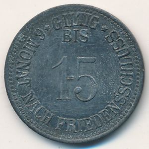 Эггенфельден., 15 пфеннигов (1916 г.)