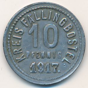 Фаллингбостель., 10 пфеннигов (1917 г.)