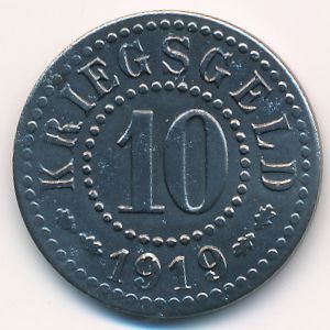 Франкфурт-на-Одере., 10 пфеннигов (1919 г.)