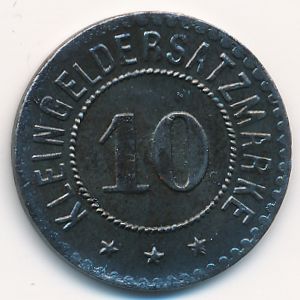 Гиссен., 10 пфеннигов (1918 г.)