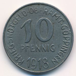 Гёппинген., 10 пфеннигов (1918 г.)