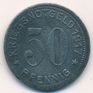 Гуммерсбах., 50 пфеннигов (1917 г.)